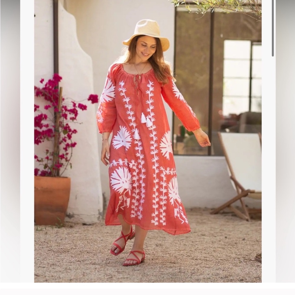 Dolma Embroidered Peasant Dress - Picture 4 of 6